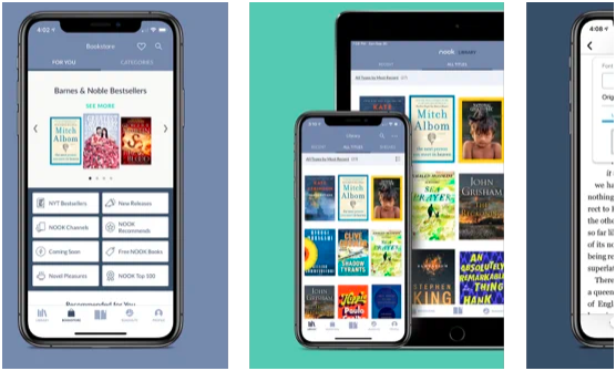 nook - best book app for iphone