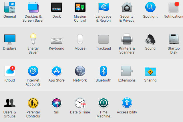 where is settings on mac